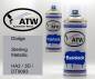 Preview: Dodge, Sterling Metallic, HA2 / 3D / DT9063: 400ml Sprühdose + 400ml Klarlack - Set, von ATW Autoteile West.